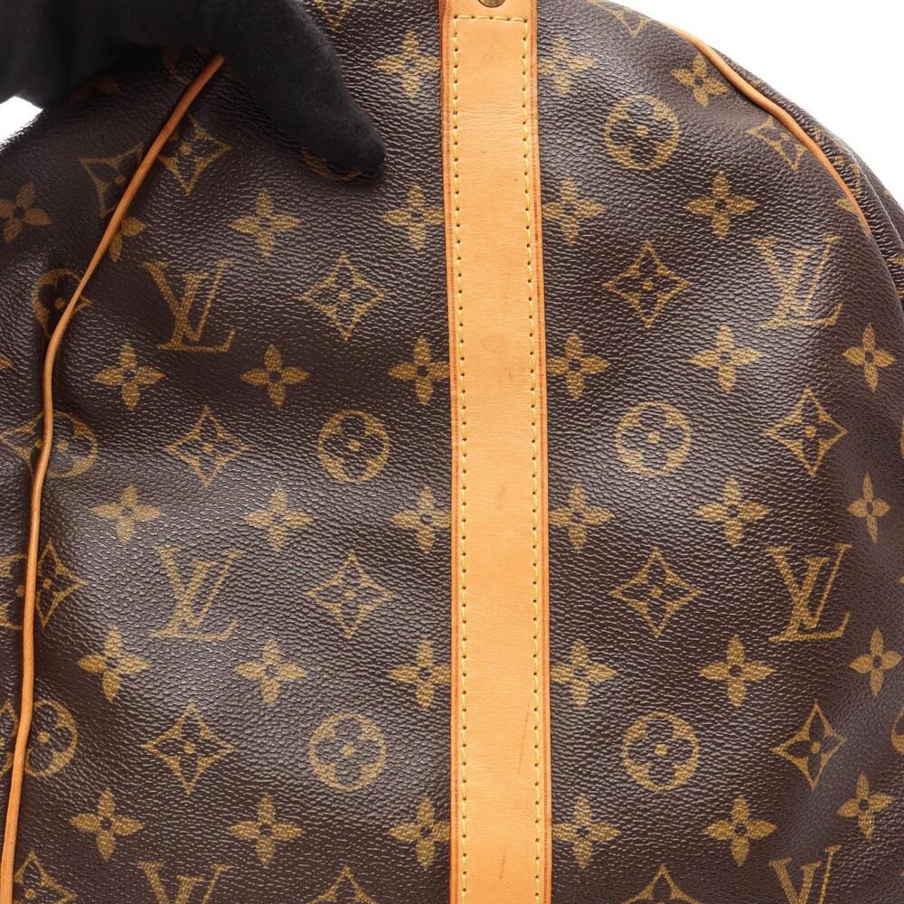 LOUIS VUITTON Brown Monogram Leather Boston Bag - Picture 8 of 15